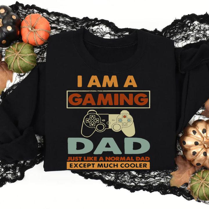 Gaming Dad Funny Father's Day Matching Gamer t-shirt sweatshirt