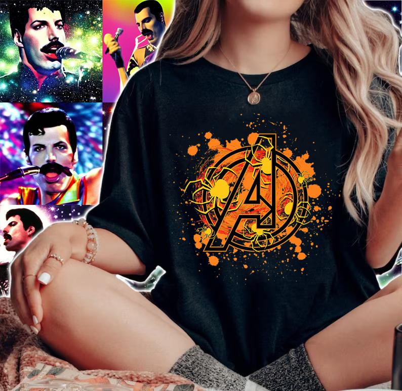 Marvel Avengers Spooky Spiders Halloween t-shirt woman shirt