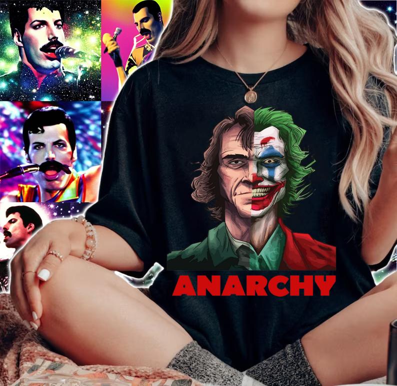 Awesome Joker Joaquin Phoenix Anarchy t-shirt woman shirt