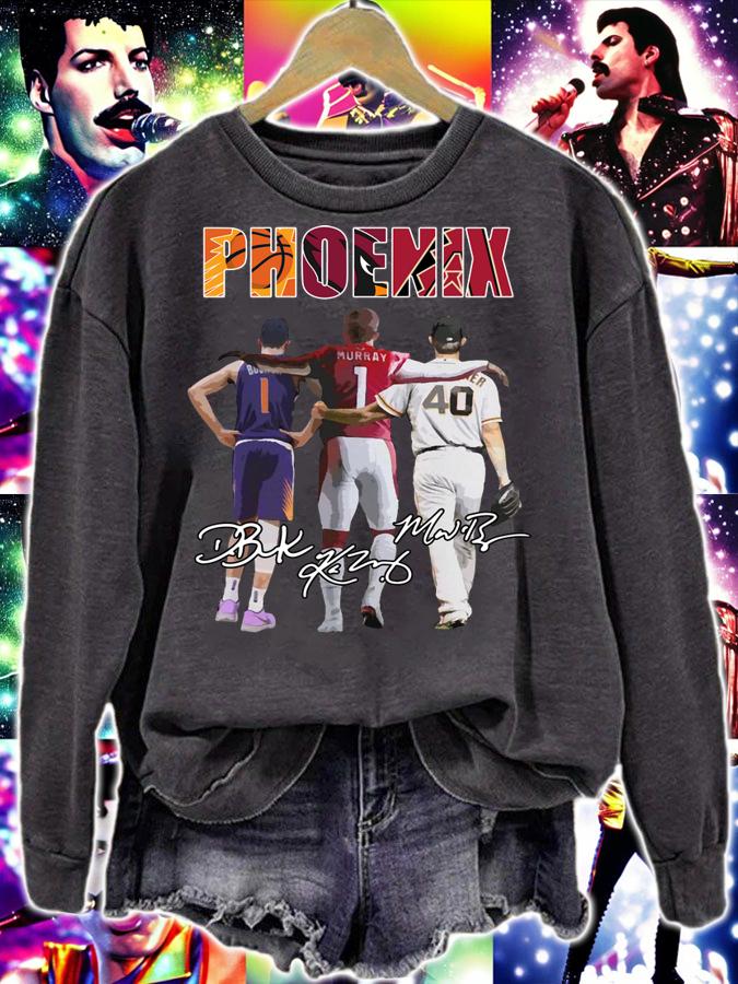 Phoenix Sports Teams Phoenix Suns Arizona Cardinals Arizona Diamondbacks Signatures t-shirt sweatshirt