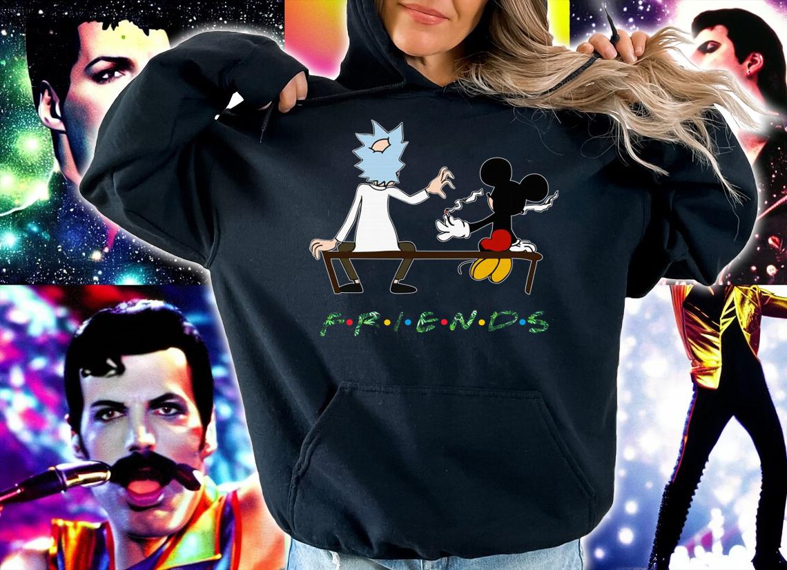 Awesome Rick And Mickey Mouse Friends Weed t-shirt hoodie