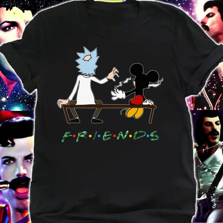 Awesome Rick And Mickey Mouse Friends Weed t-shirt shirt