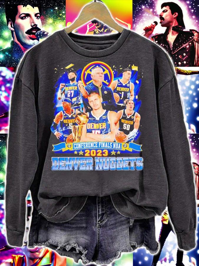 Denver Nuggets conference finals NBA 2023 signature t-shirt sweatshirt