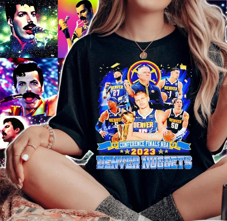 Denver Nuggets conference finals NBA 2023 signature t-shirt woman shirt