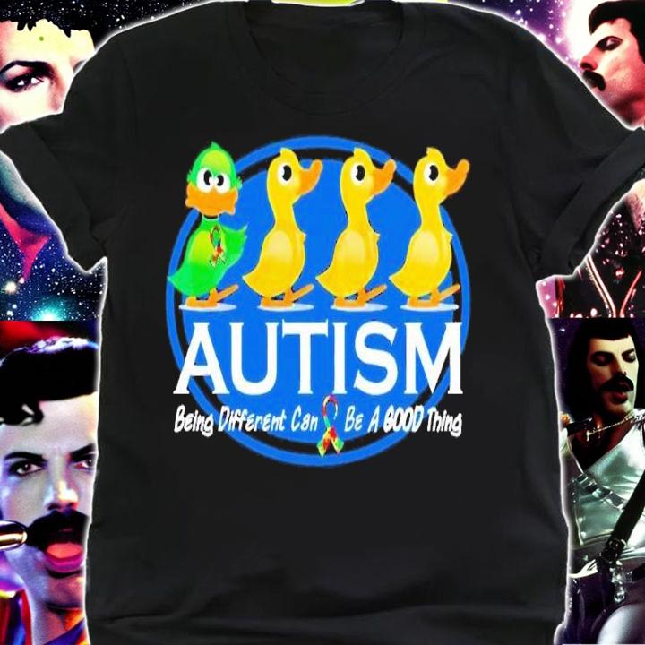 Duck autism being different can be a good thing t-shirt shirt