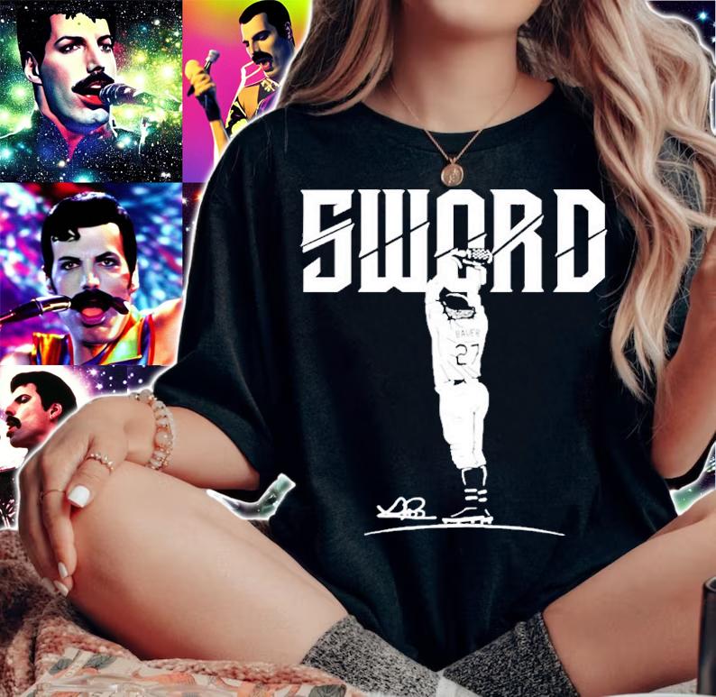 Bauer Outage Sword Trevor Bauer Shirt t-shirt woman shirt
