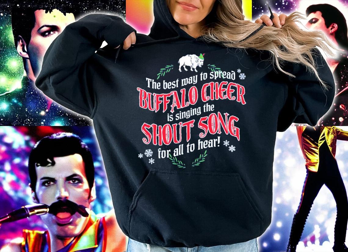 Billsmafia The Best Way To Spread Buffalo Cheer Is Singing The Shout Song For All To Hear Shirt t-shirt hoodie