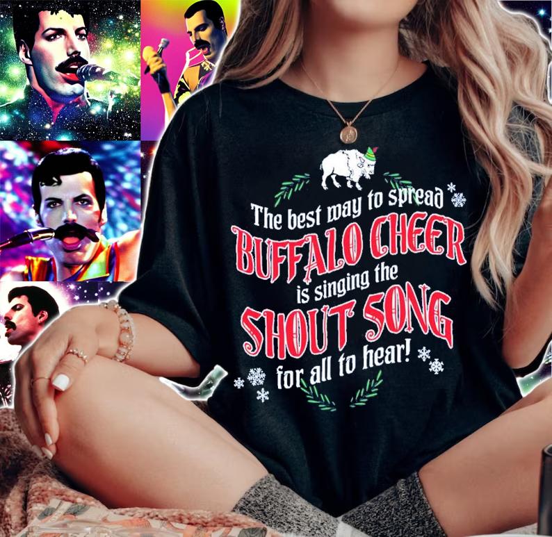 Billsmafia The Best Way To Spread Buffalo Cheer Is Singing The Shout Song For All To Hear Shirt t-shirt woman shirt