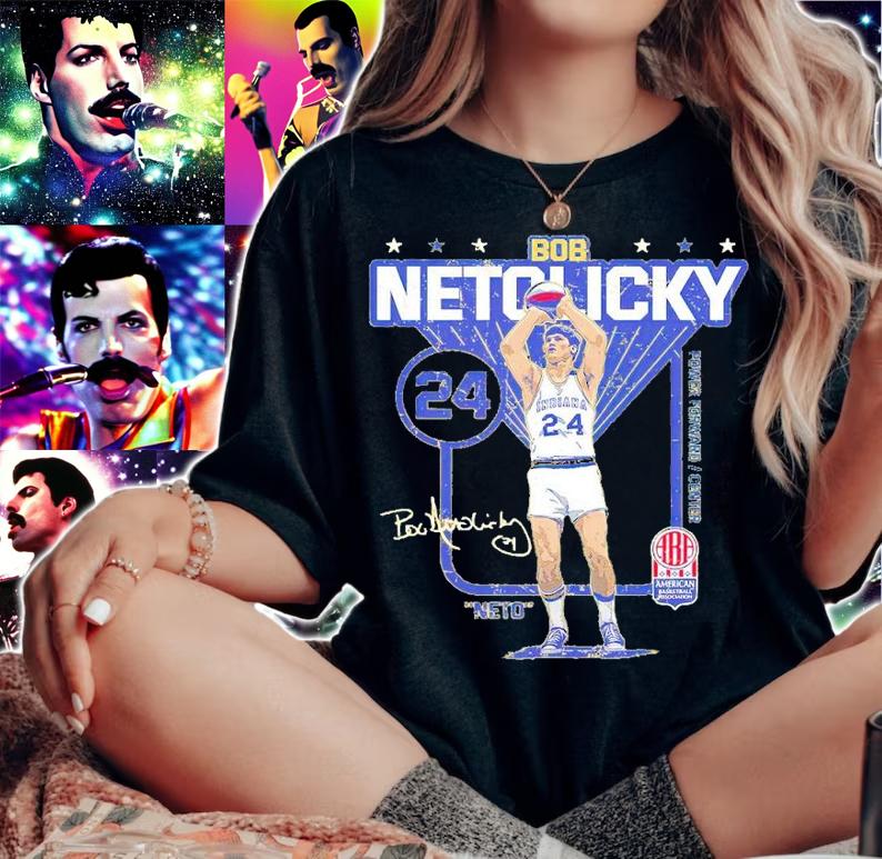 Bob Netolicky Action ABA Player shirt t-shirt woman shirt