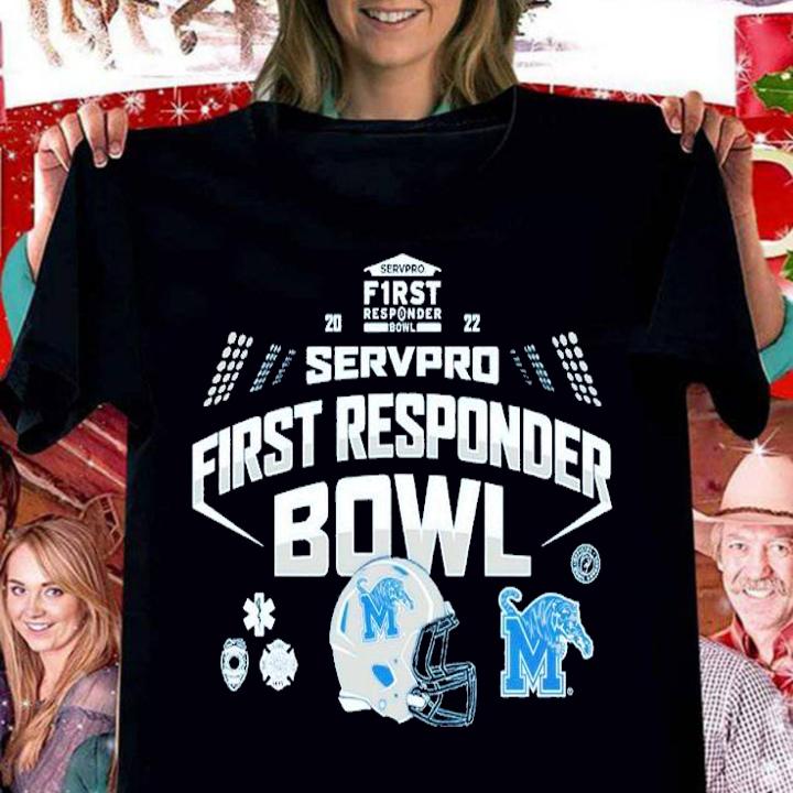 2022 Servpro First Responder Bowl Memphis Tigers shirt t-shirt woman shirt