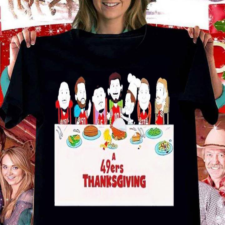 A 49ers Thanksgiving Peanuts shirt t-shirt woman shirt