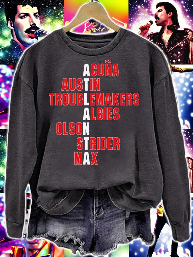 Atlanta Names players shirt t-shirt sweatshirt