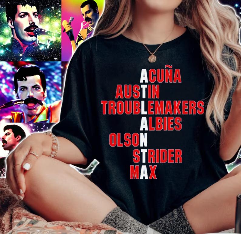Atlanta Names players shirt t-shirt woman shirt