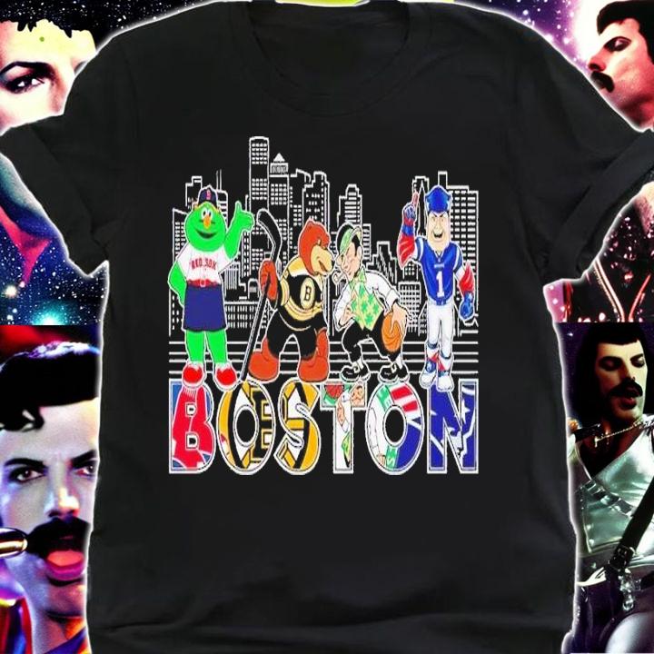 Boston sport mascots shirt t-shirt shirt