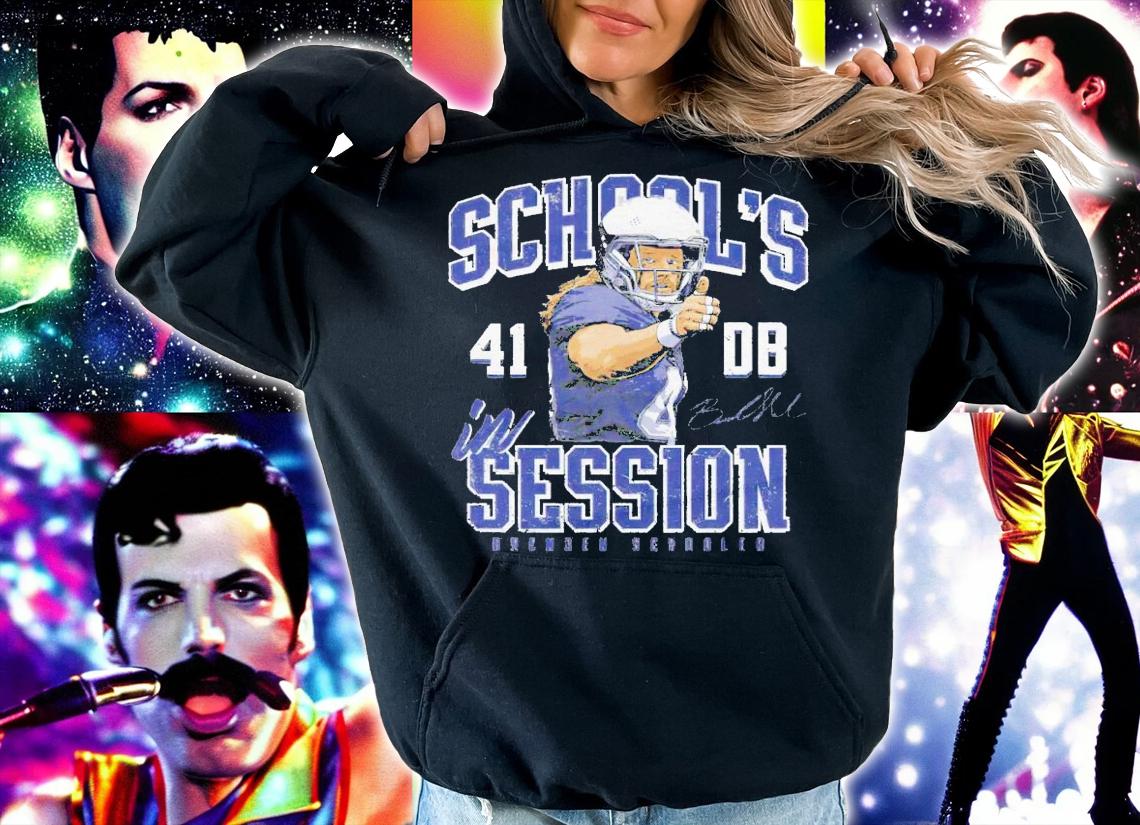 Brenden Schooler New England Patriots school's in session signature shirt t-shirt hoodie