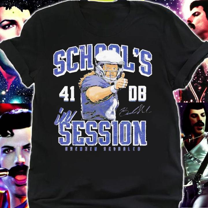 Brenden Schooler New England Patriots school's in session signature shirt t-shirt shirt