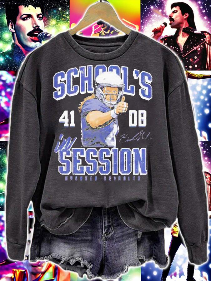 Brenden Schooler New England Patriots school's in session signature shirt t-shirt sweatshirt
