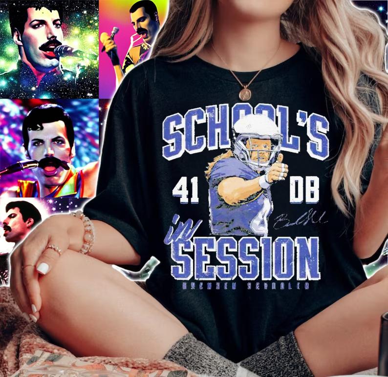 Brenden Schooler New England Patriots school's in session signature shirt t-shirt woman shirt