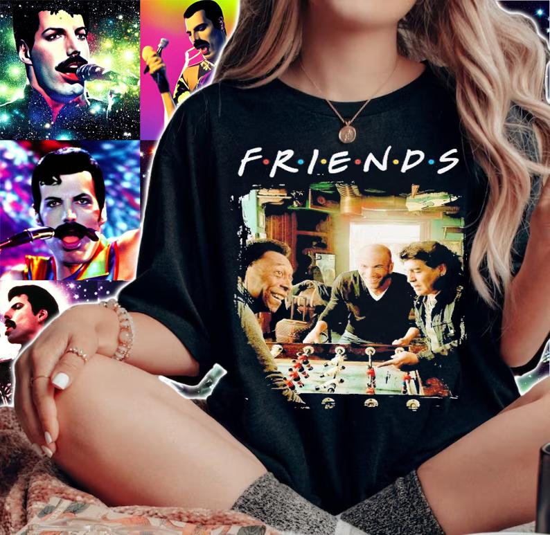Friends Pel Zindine Zidane and Diego Maradona shirt t-shirt woman shirt