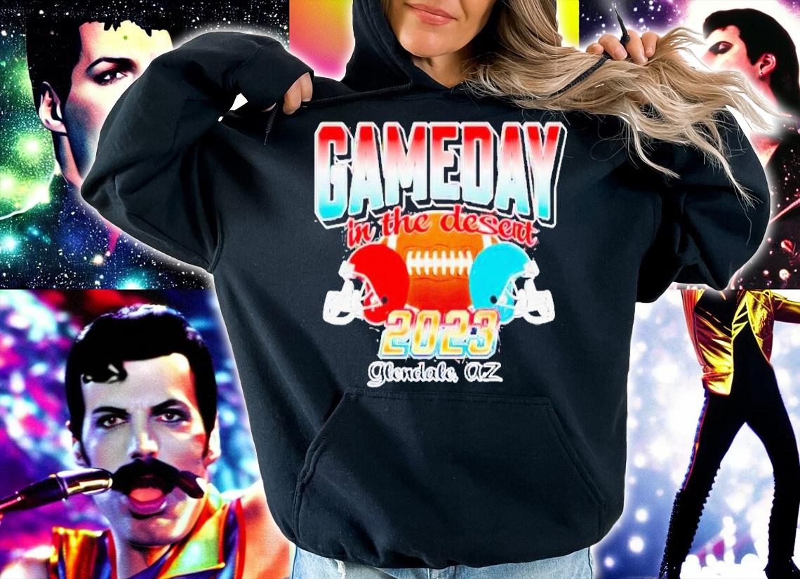 Game day in the desert Kansas City Chiefs Vs Philadelphia Eagles Super Bowl 2023 shirt t-shirt hoodie