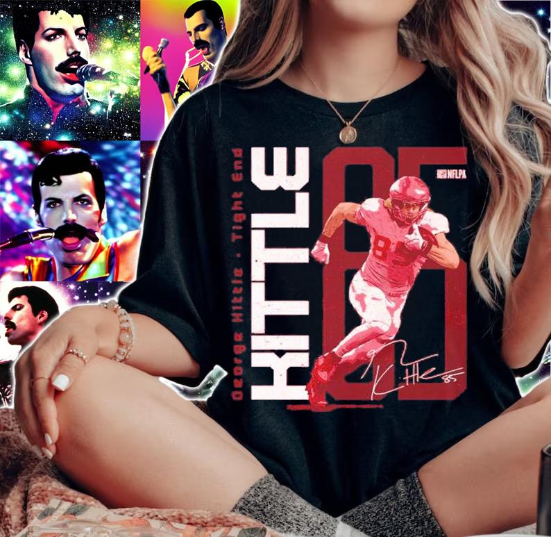 George Kittle San Francisco Stretch shirt t-shirt woman shirt