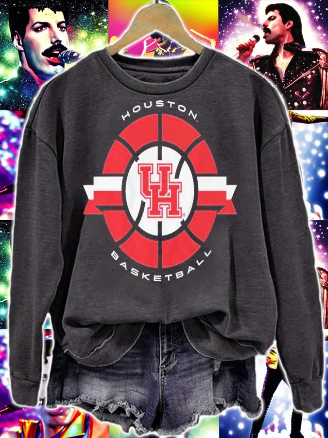 Houston basketball classic circle shirt t-shirt sweatshirt