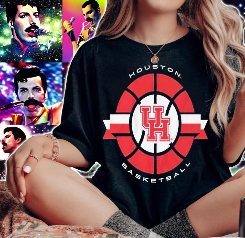 Houston basketball classic circle shirt t-shirt woman shirt
