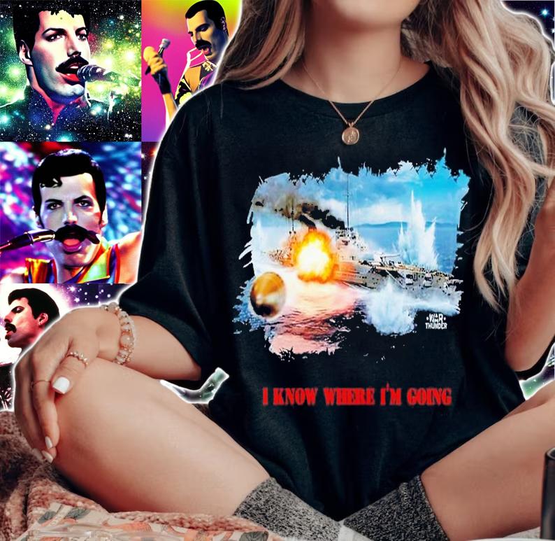 I know where I'm going von der tann shirt t-shirt woman shirt