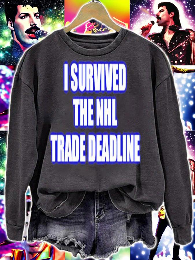 I survived the NHL trade deadline shirt t-shirt sweatshirt
