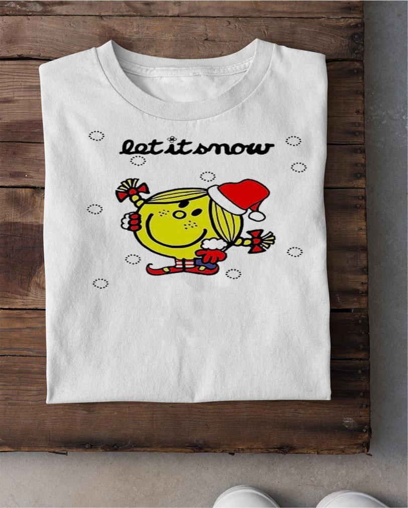 Little Miss Let It Snow Christmas Shirt t-shirt