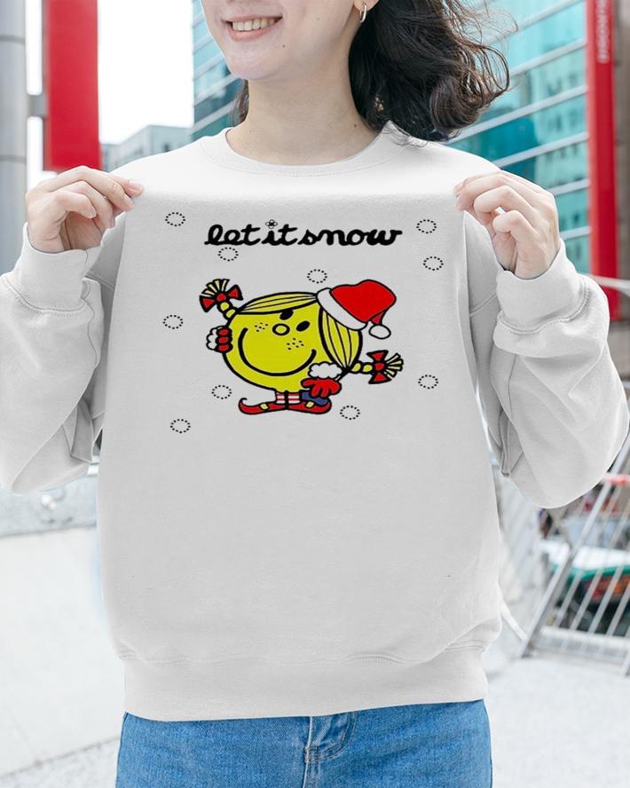 Little Miss Let It Snow Christmas Shirt t-shirt