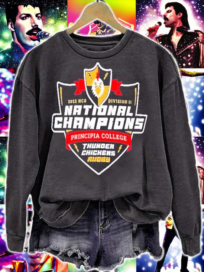NCR Division II National Champions Principia College Thunder Chickens Rugby 2022 Shirt t-shirt sweatshirt