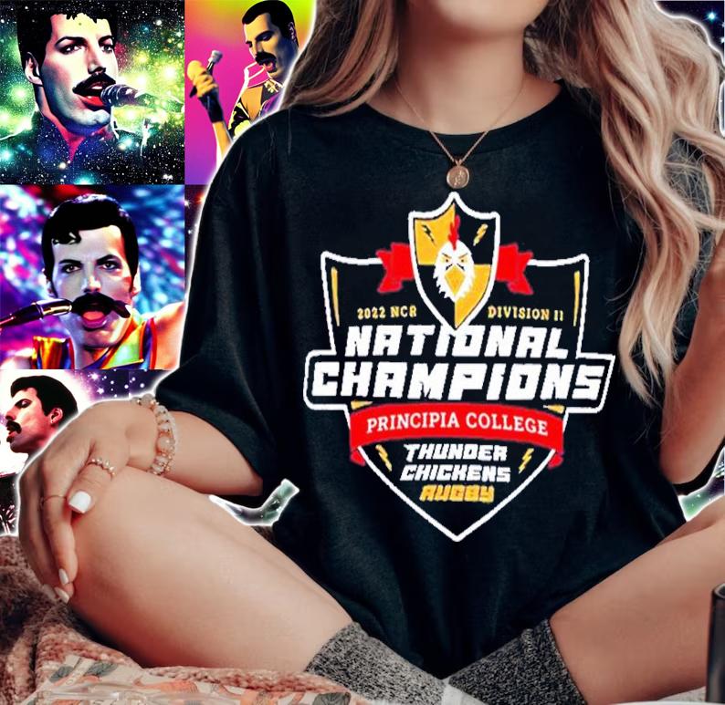 NCR Division II National Champions Principia College Thunder Chickens Rugby 2022 Shirt t-shirt woman shirt