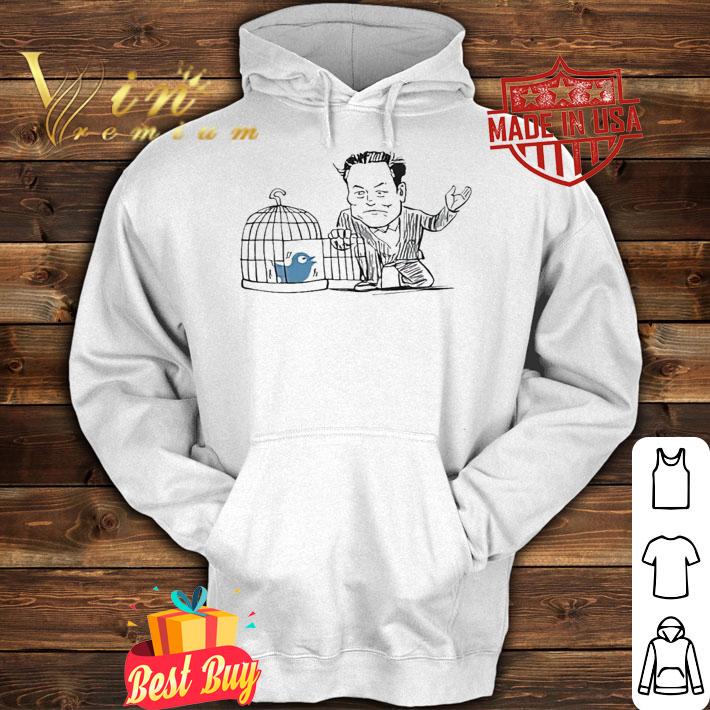 Twitter bird is freed Elon Musk shirt t-shirt hoodie