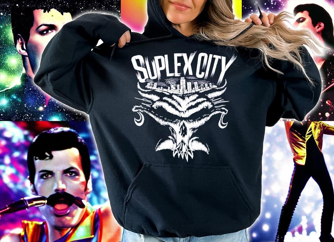 Brock Lesnar Suplex City Skyline shirt t-shirt