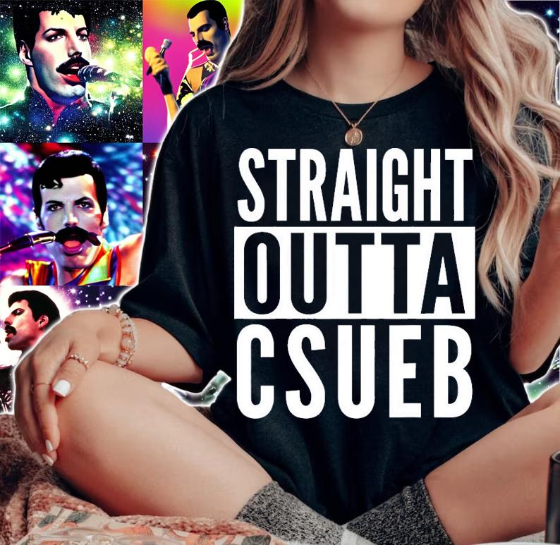CSUEB Straight Outta College University Alumni T-Shirt t-shirt