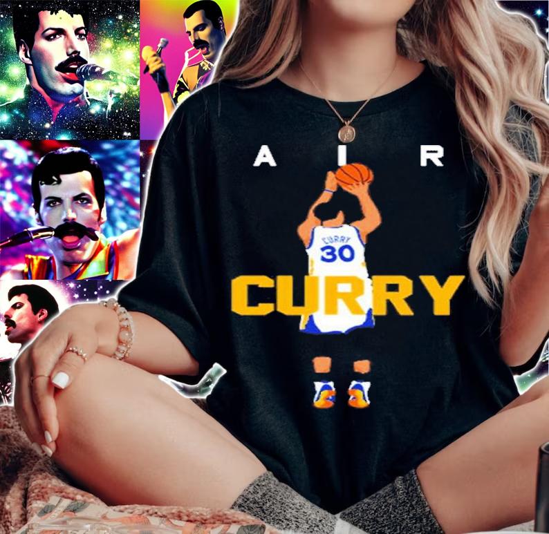 Golden State Curry Air Pic Yellow Shirt t-shirt