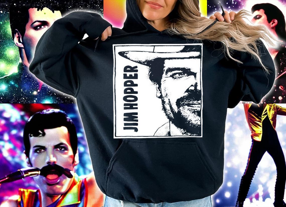 Portrait Jim Hopper Stranger Things T-Shirt t-shirt hoodie