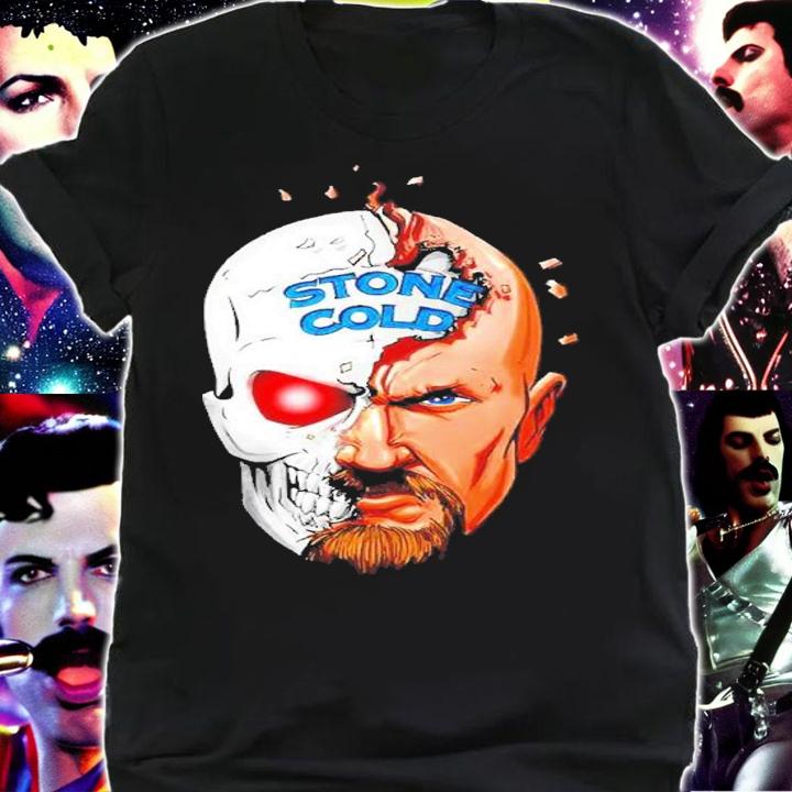 Stone Cold Steve Austin Half Skull shirt t-shirt shirt
