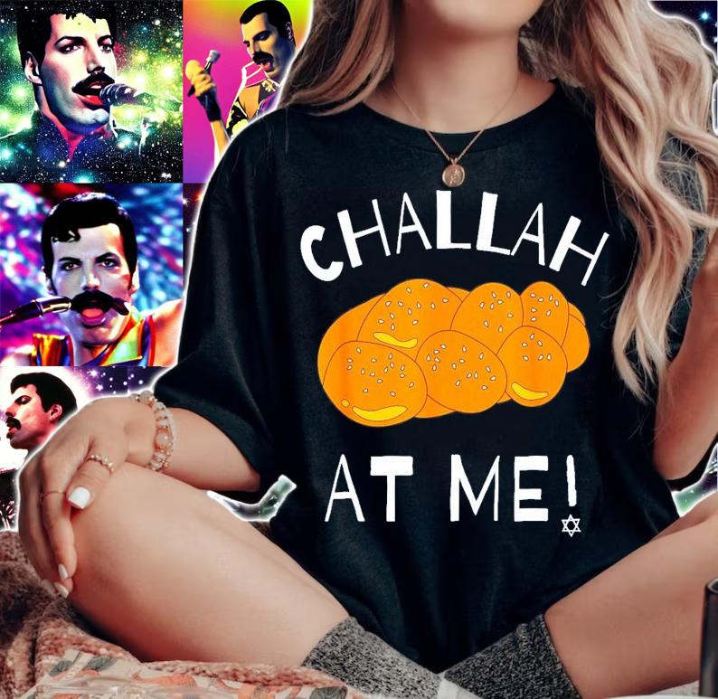 Challah At Me Rosh Hashanah Jewish Hanukkah T-Shirt t-shirt woman shirt