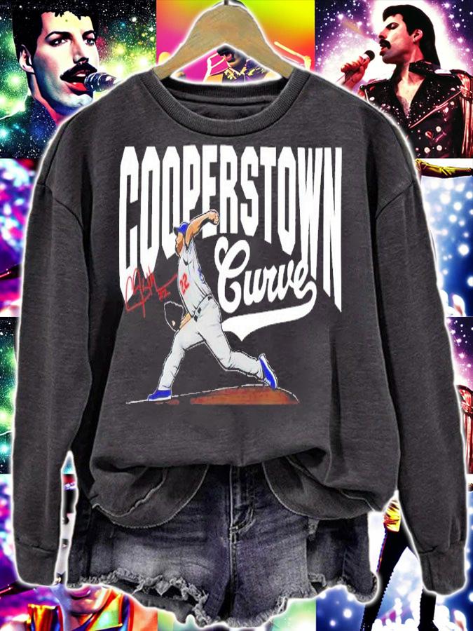 Clayton Kershaw Cooperstown Curve Los Angeles Dodgers T-Shirt t-shirt
