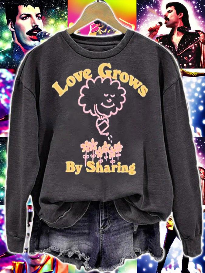 Love Grows By Sharing shirt t-shirt