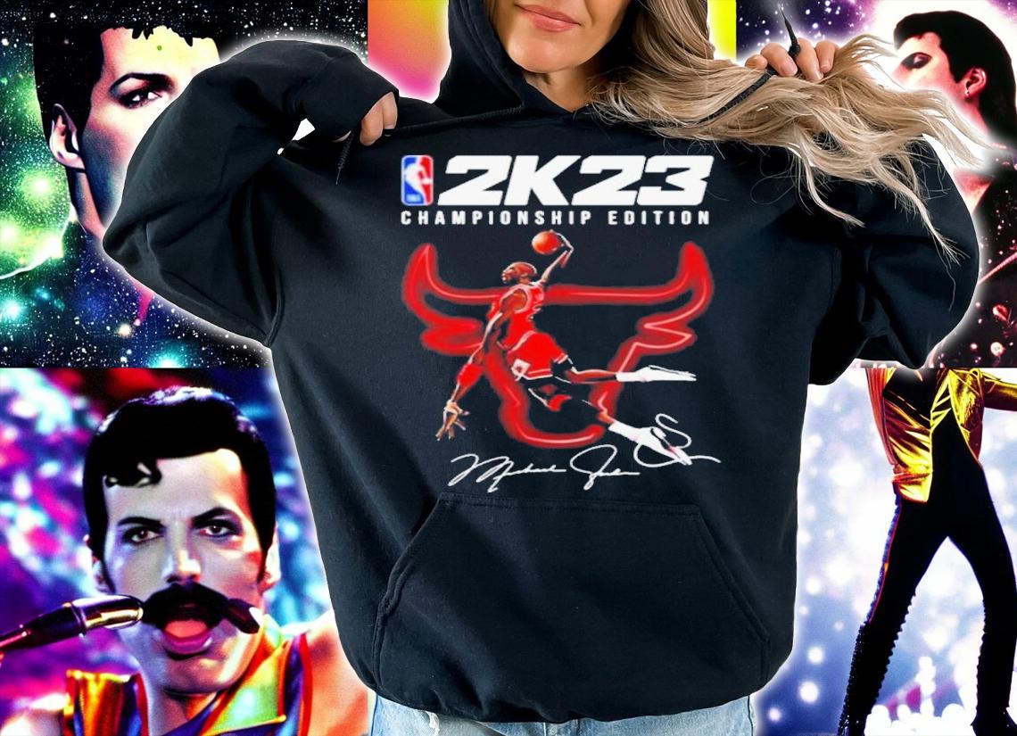 Michael Jordan Dunk NBA 2K23 Championship Edition Signature Shirt t-shirt
