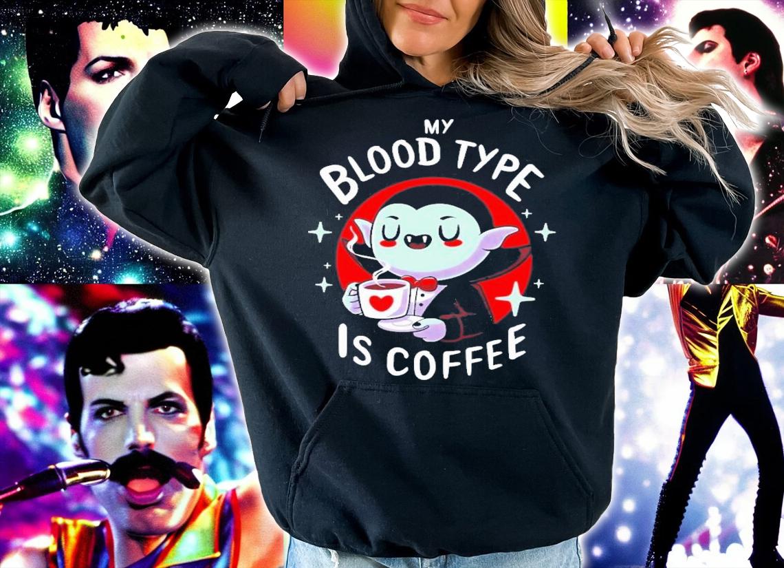 My Blood Type Is Coffee Hotel Transylvania Hotel Transylvania T-Shirt t-shirt