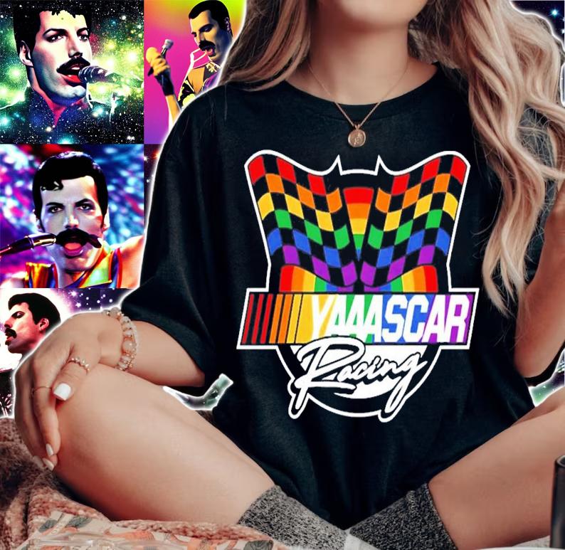 Nascar Yaaascar Racing Alanis King T-Shirt t-shirt woman shirt