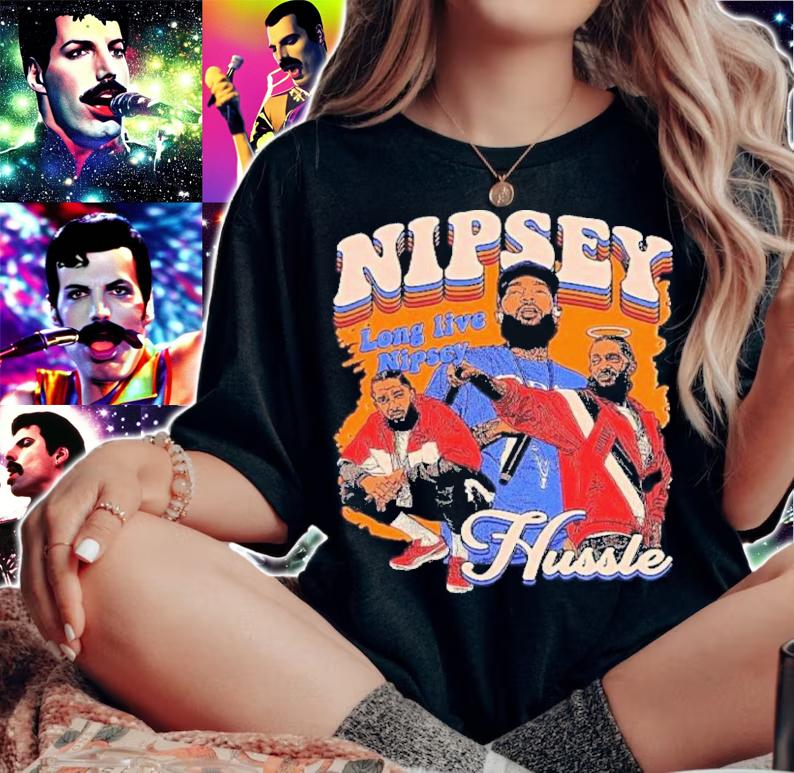 Nipsey Hussle Bootleg Legend Rapper Vintage 90s 80s Shirt t-shirt woman shirt