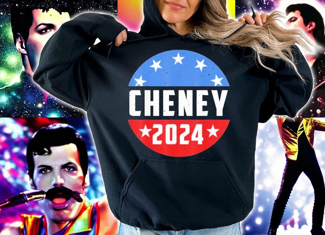 Retro USA Flag Liz Cheney 2024 USA Election Shirt t-shirt