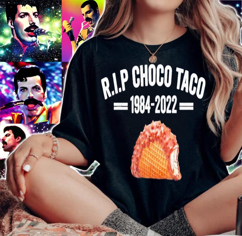 RIP Choco Taco 1984-2022 Goodbye Choco Taco T-Shirt t-shirt