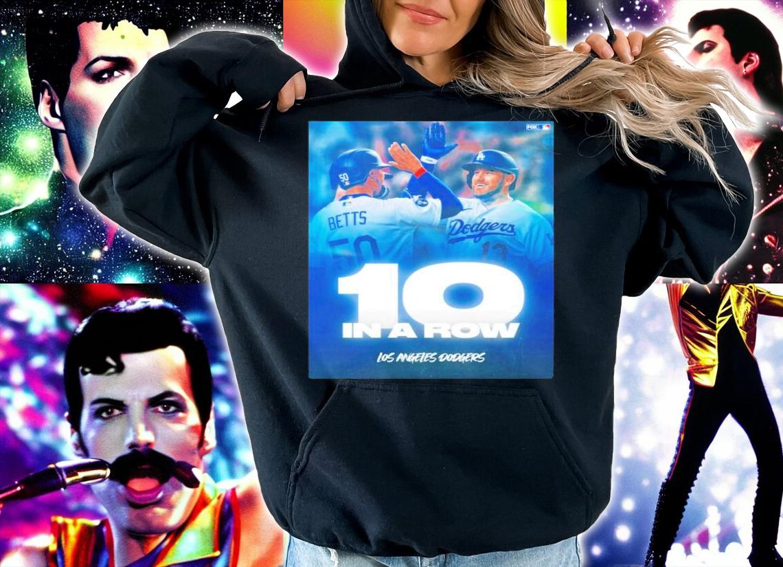 10 In A Row Los Angeles Baseball Shirt t-shirt