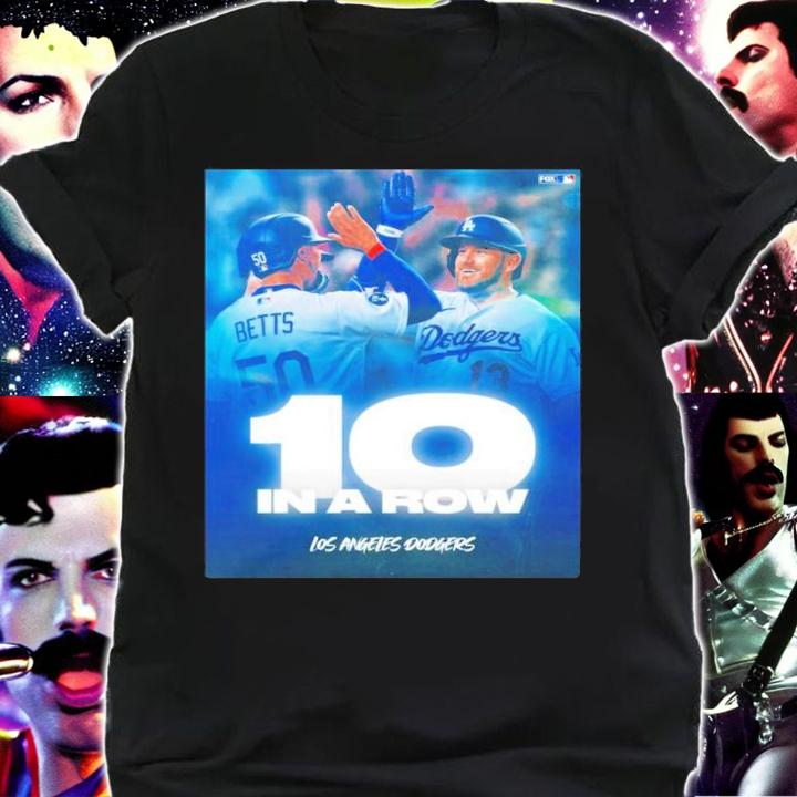 10 In A Row Los Angeles Baseball Shirt t-shirt